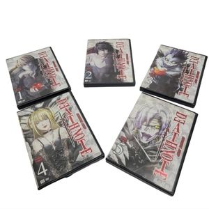 Deathnote 5 DVD Set With POSTERS Vol 1 - Vol 5 Anime